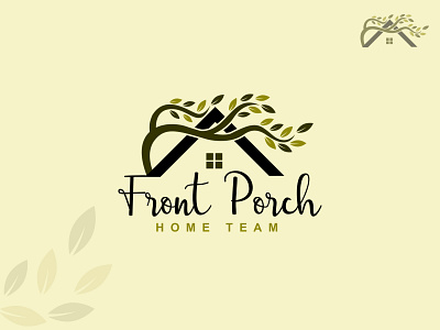 Front Porch Home Team - A Real Estate Business Logo Design branding business creative design family graphic design home logo logodesign real estate technology vector