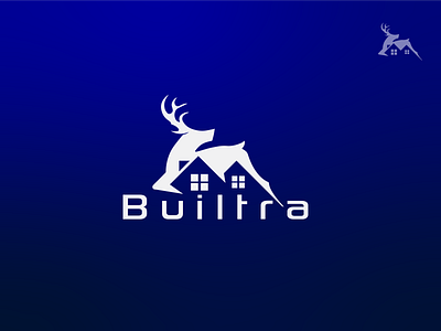 Builtra - A Residential Architectural Design Firm Logo Design branding creative deer design graphic design house logo logodesign real estate residential vector