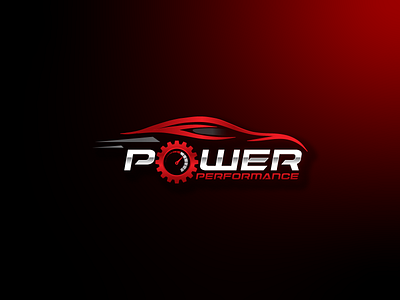 Power Performance - A Car Chip Tuning Logo Design