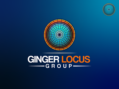 Ginger Locus Group - A Geometric Patterns Logo Design branding business consultancy creative design events geometric patterns graphic design logo logodesign marketing media professional vector