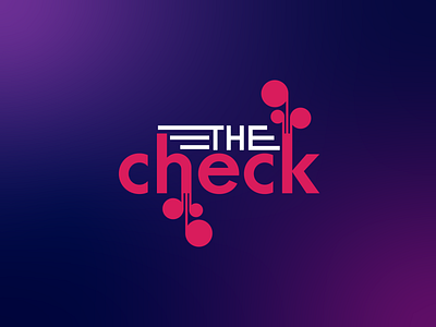 The Check - A Creative Text Design branding combination creative design fashion graphic design logo logodesign text vector