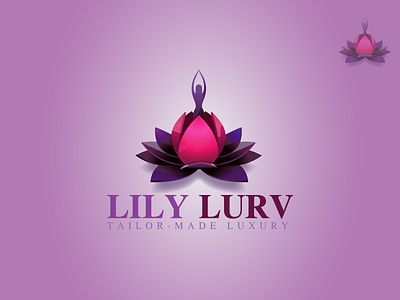 LILYLURV - A Fashion Clothing Logo Design branding clothing creative design fashion graphic design lady lily logo logodesign vector women wear