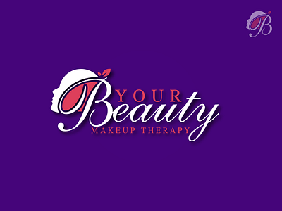 YOUR BEAUTY - A Makeup Therapy Logo Design beauty branding creative design fashion female feminine graphic design logo logodesign makeup vector