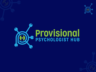 Provisional Psychologist Hub - A Logo For Online Training branding business creative design graphic design hub internship logo logodesign online platform psychologist training vector