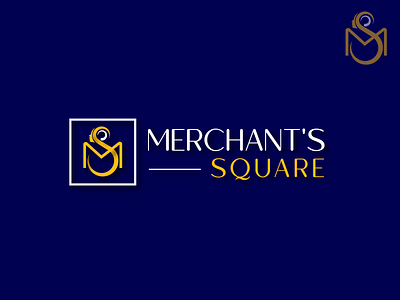 Merchant's Square - Beauty Supply Equipment Logo Design beauty branding comtemporary creative design fashion graphic design innovative logo logodesign retail vector