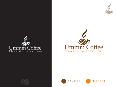 Ummm Coffee - A Café Coffee Logo Design branding cafe coffee creative design graphic design logo logodesign vector