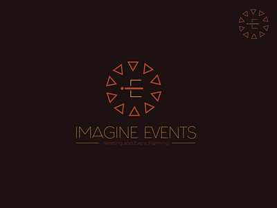 Imagine Events - A Event Planner Logo Design branding creative design event graphic design logo logodesign meeting partners planner vector