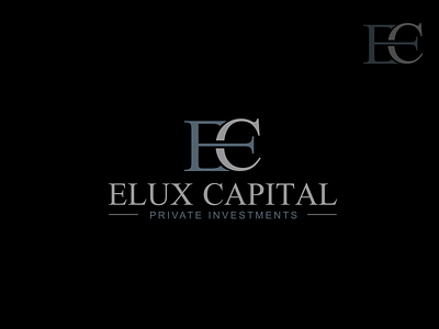 ELUX CAPITAL - An Investment Group Logo Design branding creative design graphic design initial investment logo logodesign minimalist private rich vector
