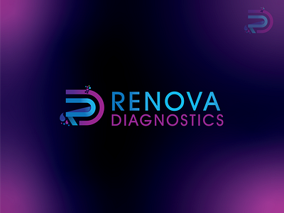 Renova Diagnostics - A Healthcare Service Logo Design branding creative design disgnostics doctors graphic design healthcare logo logodesign testing vector