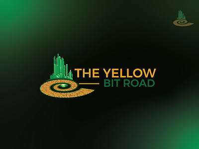 The Yellow Bit Road - An Advertisement Company Logo Design advertisement adviser branding charity creative design graphic design logo logodesign spiral vector