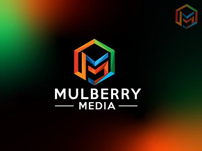 Mulberry Media - A Media Company Logo Design branding business colorful creative design funky graphic design logo logodesign media modern printing vector