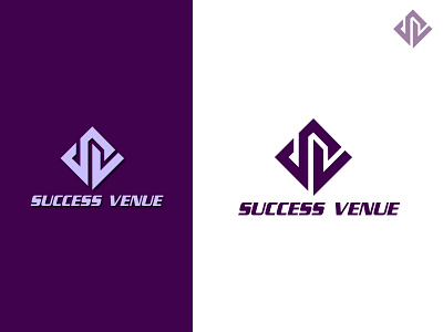 SUCCESS VENUE - SV Initial Logo Design branding creative design graphic design initial logo logodesign minimalist success vector