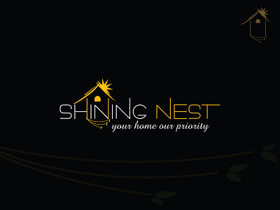 SHINING NEST- A Real Estate Consulting Logo Design branding creative graphic design logo design real estate