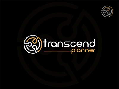 Transcend Planner - work-life balance planner Logo Design abstract logo branding creative graphic design icon logodesign modern logo planner productivity vector work life balance