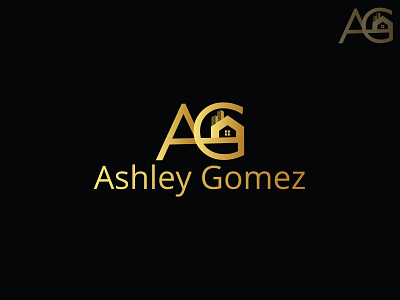 Ashley Gomez - Real Estate Business Logo Design abstract logo branding creative graphic design icon logodesign modern logo property management. real estate symbol logo