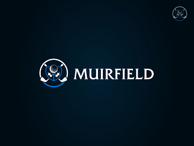 MUIRFIELD - Golf Club Logo Design abstract logo branding combination mark creative design golf club logo golf logo graphic design icon illustration logo logodesign modern logo symbols vector