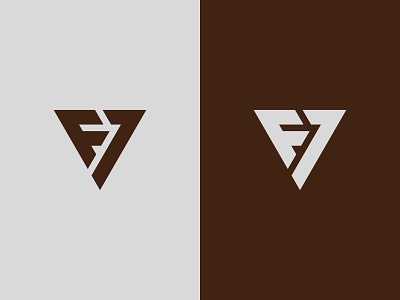 F7 Monogram Logo branding design f7 graphic design icon illustration letters logo logotype monogram simple typography vector