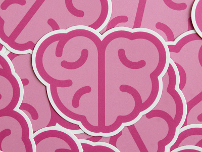 Mental Health Awareness Sticker awareness brain heart icon mental health mental illness sticker