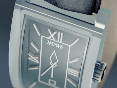 Hugo Boss for showroomprivee after effects c4d hugo boss modeling photoshop texturing watch