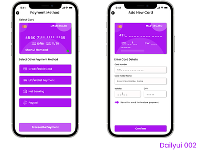 Credit Card Checkout - #DailyUI 002 002 app app design checkout credit card credit card checkout dailyui debit card design graphic design mobile design payment payment method ui ux