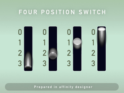 Dribbble affinity designer switch ui vector