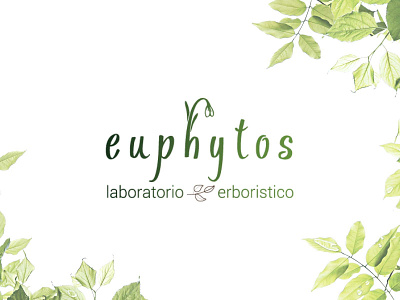 Euphytos : A Herbal Product Producer' Logo Design brand brand identity branding corporate identity design graphic design illustration logo logo design vector