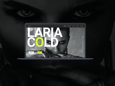 Laria Cold brand identity branding design fashion graphic design jewelry ui user experience user interface ux web