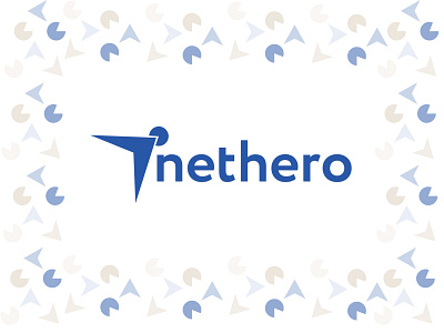 Logo Design I nethero abstract angel brand identity branding design hero logo logo design minimal vector