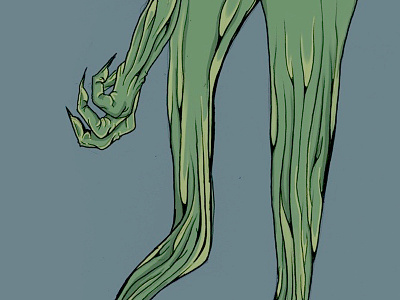 Zombie Legs art character design creatures daily drawing green halloween illustration ipad monsters october procreate zombies