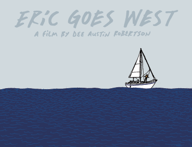 Eric Goes West boat illustration movie never sleeping ocean poster typography