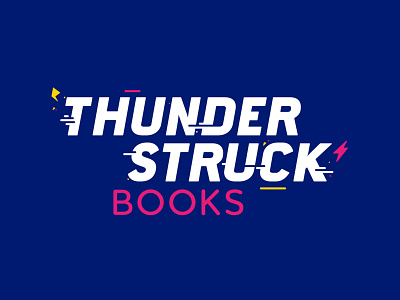 Thunderstruck Books Logo branding icon logo logodesign