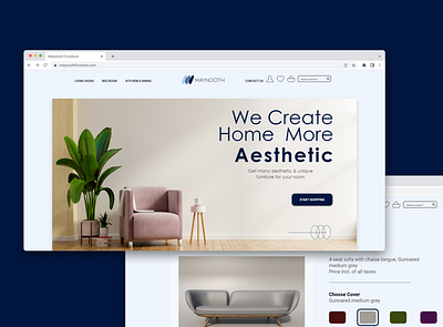 Maynooth Furniture app typography ui ux