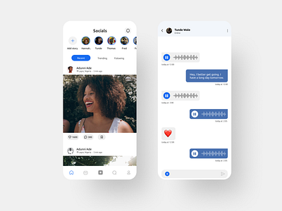 Social Media App Ui Design