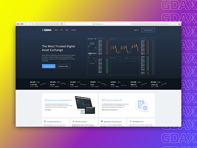 GDAX—Global Digital Asset Exchange