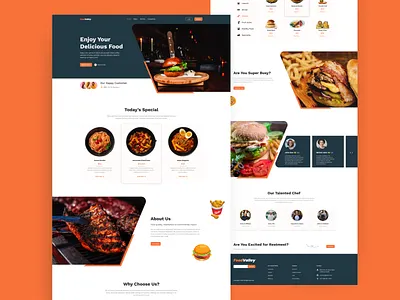 Restaurants landing page UI design restaurants landing page restaurants ui design restaurants website design ui uidesign uiux ux