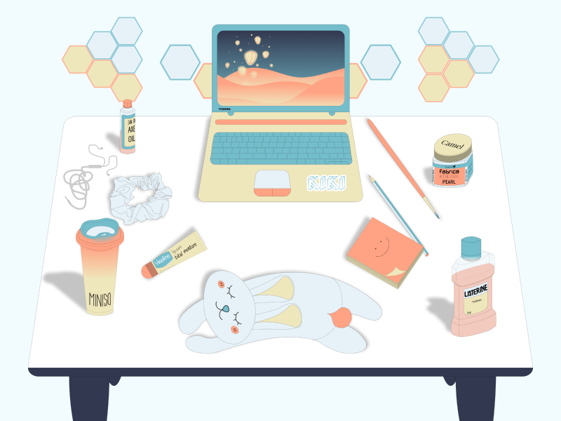 My Chaotic Workstation Illustration By Keertthi Vaishnavi On Dribbble 0318