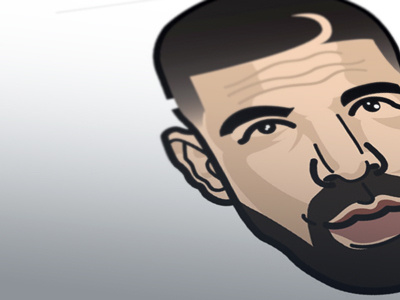 Rap Heads... drake heads hip hop icon illustration music ovo portrait rap simple vector