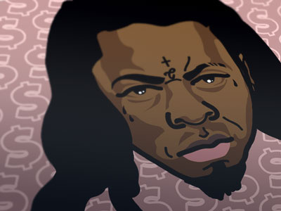Rap Heads pt 7 - Lil Wayne caricature celebrity hip hop icon illustration music rapper tunechi weezy