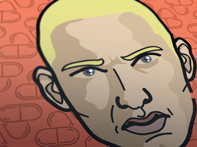 Rap Heads pt 8 - Eminem eminem hip hop icon illustration marshall mathers music rapper slim shady