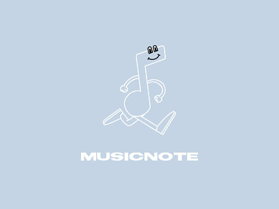 MusicNote brand character character design design icon illustration music music app music note note personification stride