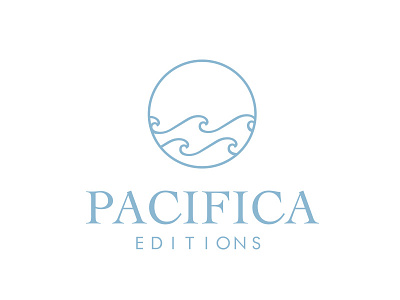 Pacifica Editions branding california design illustration logo pacifica waves
