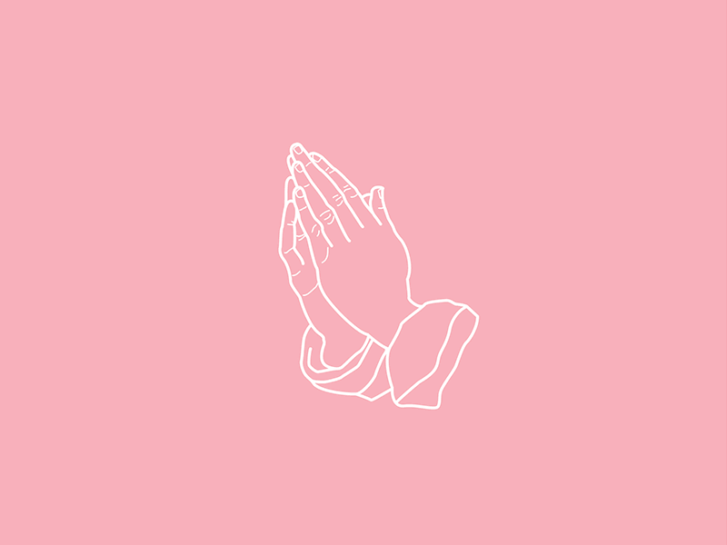 Pray For Me color gif hands illustration pray prayer