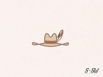 SxSW Cowboy Hat cowboyhat grit illustration series southwest western