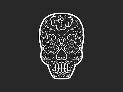 Candy Skull candy design illustration skull