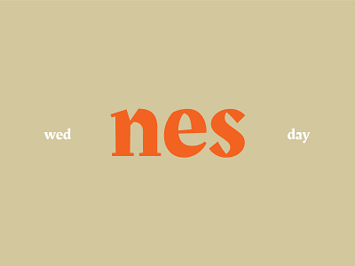 Wednesday design exploration phonetics simple type wednesday