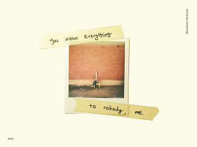 Everything to Nobody collage grunge handtype manchesterorchestra mixed media music polaroid tape