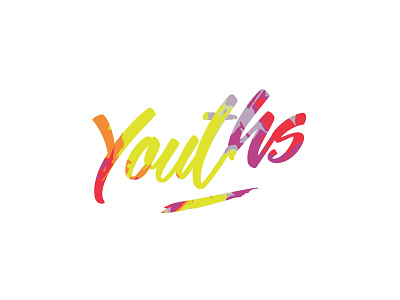 Youths color design logo mask type type art typography youths