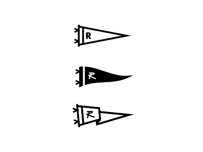 Related Pennants brand design flag icon logo pennant pennants r vector