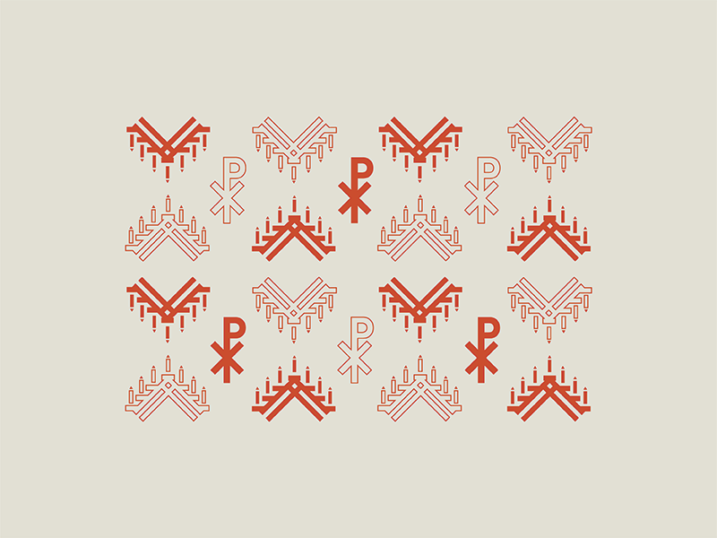 Chi Rho Pattern chi rho design icon pattern symbol symbolism