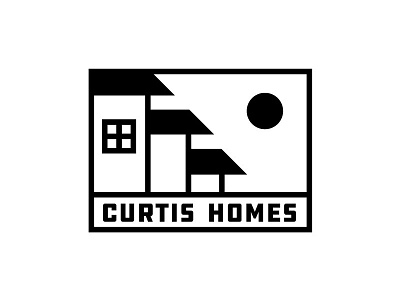 CH Shapes badge design home houses illustraion shapes simple